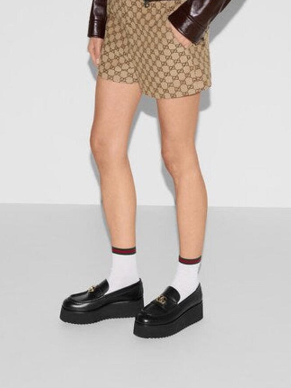 Gucci GG Logo Platform Millennial Ribot